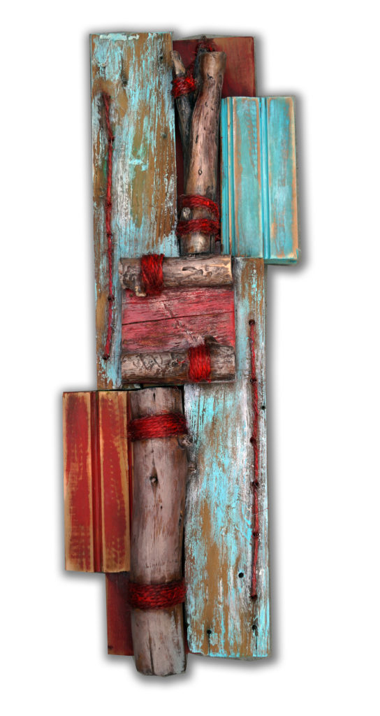 scrap wood assemblage $200